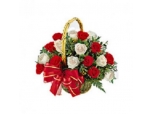 Hugs and Kisses - 12 Stems Basket